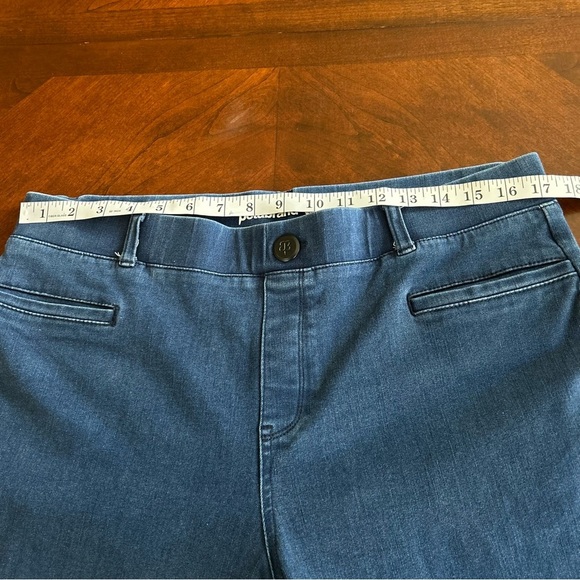 Betabrand | Pull-on Dark Blue Straight-Leg Pants - Picture 7 of 11